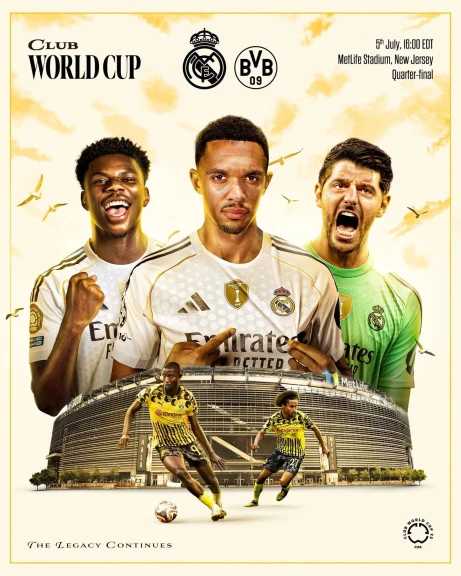 ريال مدريد في مواجهة بوروسيا دورتموند بكأس العالم للأندية 