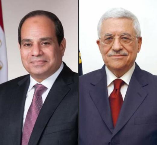 الرئيس السيسي والرئيس الفلسطيني