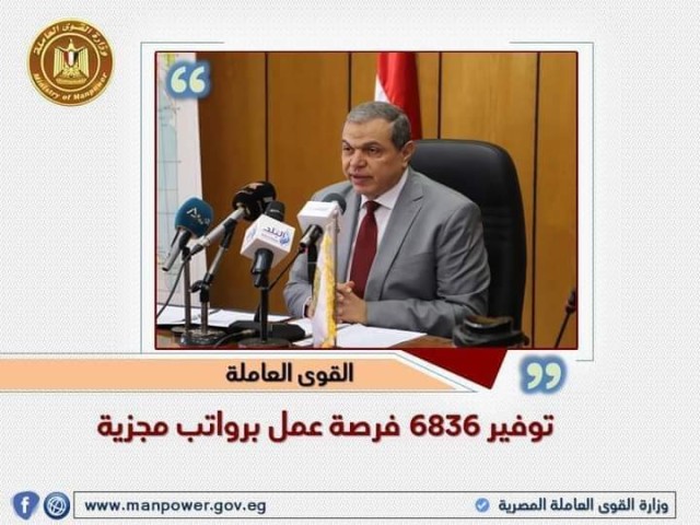 القوى العاملة: توفير 6836  فرصة عمل برواتب مجزية