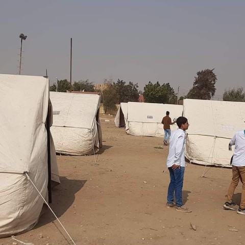 تجهيز مخيمات للطواريء بالمراكز الأكثر تعرضاً للأمطار بسوهاج