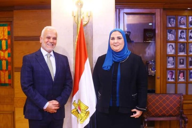 ”القباج” تستقبل وزير التنمية الاجتماعية الأردني لمناقشة بروتوكول التعاون بين البلدين