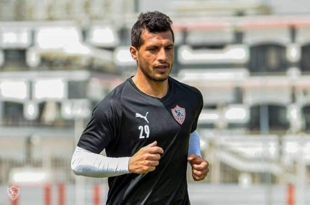 طارق حامد ينتظم في مران الزمالك