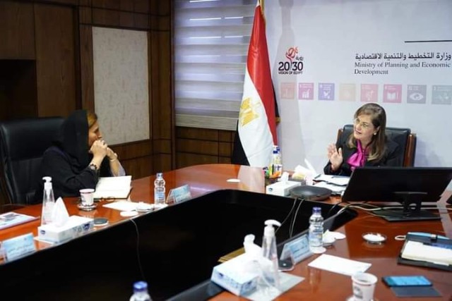 وزيرة التخطيط  تلتقي سفيرة الإمارات العربية المتحدة في القاهرة لبحث سبل التعاون المشترك