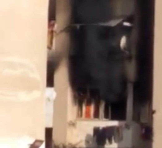 إخماد حريق داخل شقة سكنية فى مدينة 15 مايو