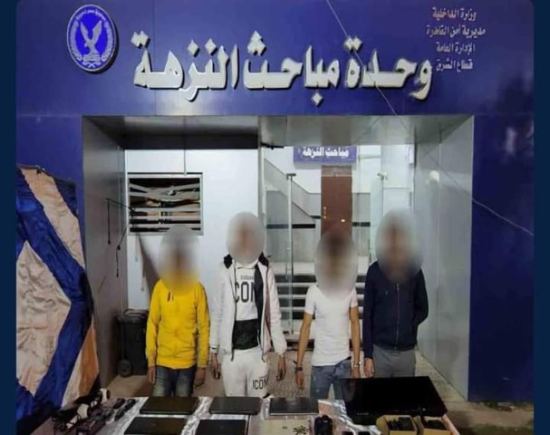 الداخلية:ضبط تشكيل عصابي لسرقة المحلات التجارية بالقاهرة