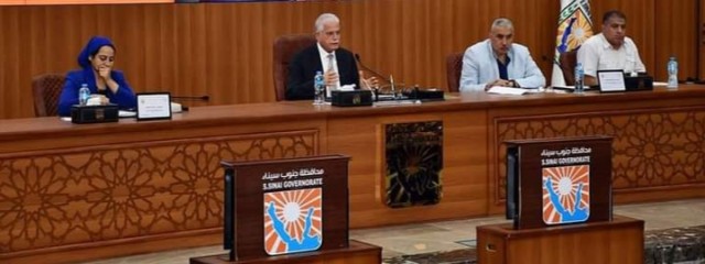 محافظ جنوب سيناء يترأس المجلس التنفيذي للمحافظة