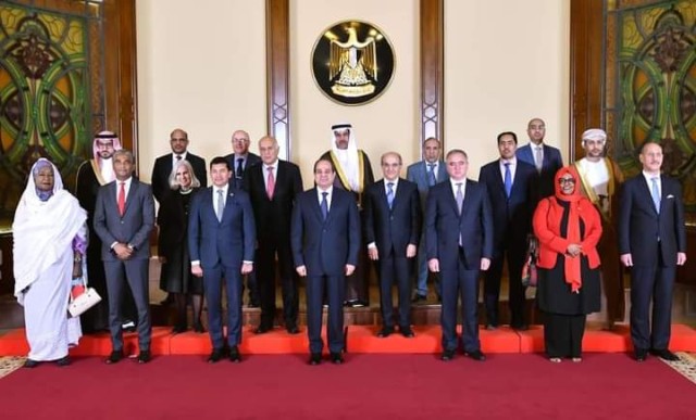 السيسي يستقبل وزراء الشباب والرياضة العرب