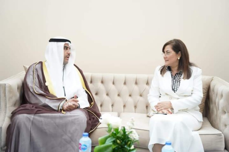 وزيرة التخطيط تلتقي مع وزير المالية الكويتي