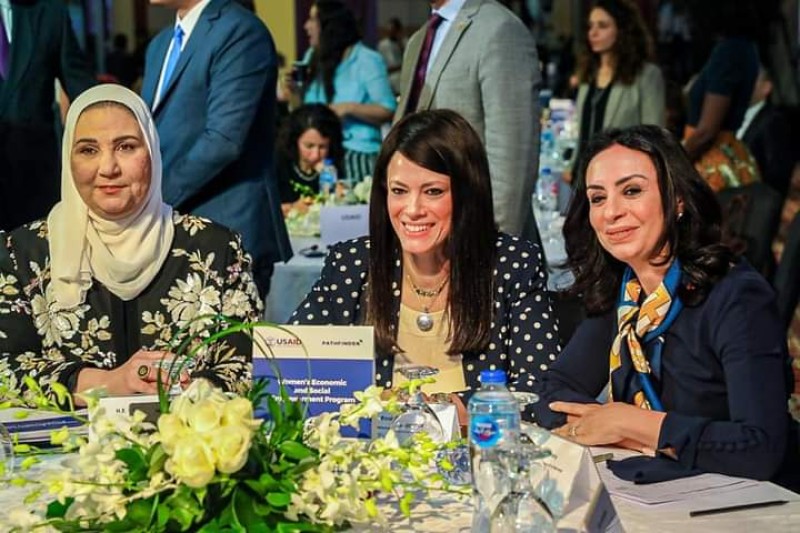 وزيرة التعاون الدولي تشهد إطلاق مشروع التمكين الاقتصادي والاجتماعي للمرأة 
