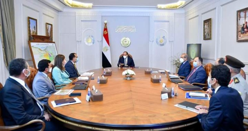 الرئيس السيسي يتابع الموقف التنفيذي لمدينة مصر الدولية للألعاب الأولمبية بالعاصمة الإدارية 