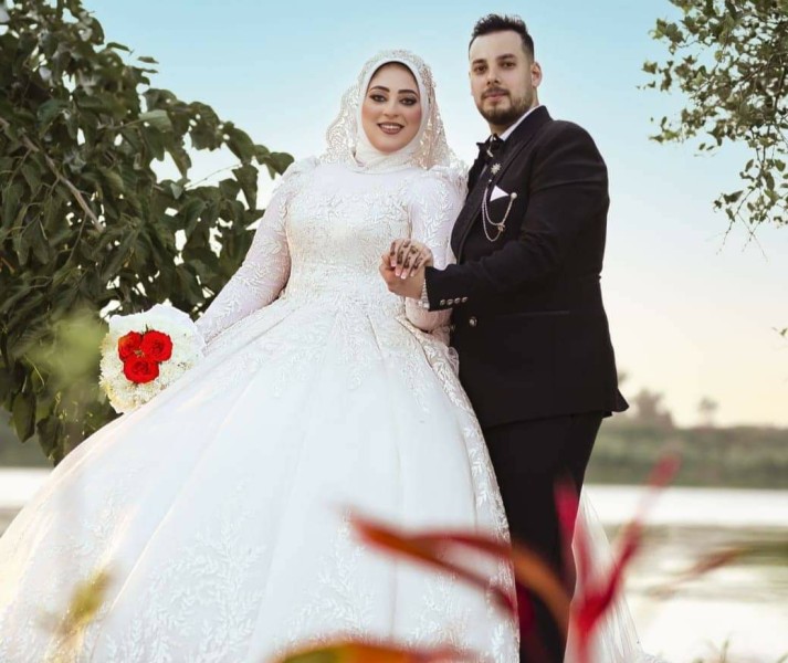 العروسين أ/ محمد و أ/ هاجر