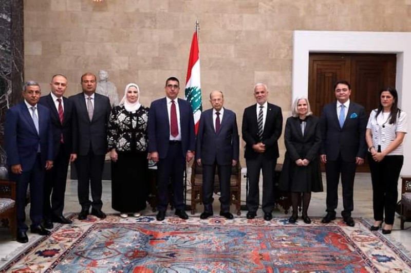 ”القباج” تلتقي الرئيس اللبناني ورئيس حكومة تصريف الأعمال اللبنانية ورئيس مجلس النواب