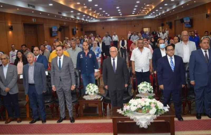 محافظ بورسعيد يستقبل رئيس الجهاز المركزي للتنظيم والإدارة 