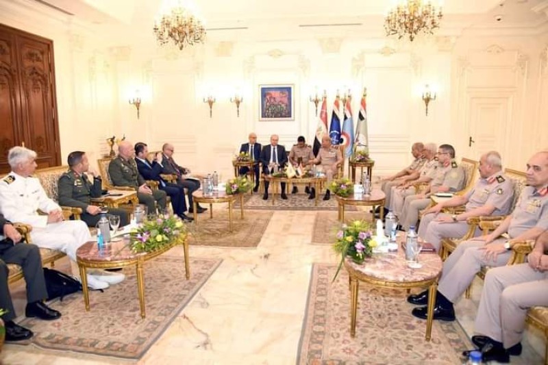  إجتماع ثلاثى لوزراء دفاع مصر وقبرص واليونان