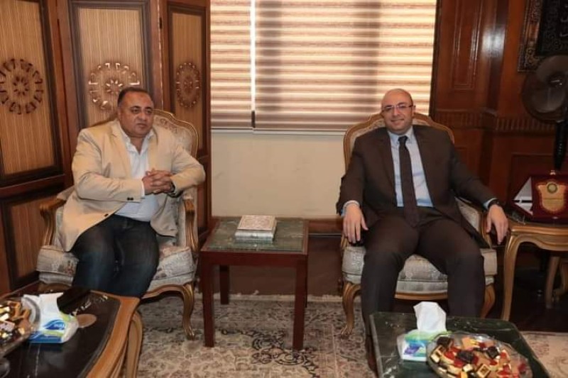 محافظ بنى سويف يُهنئ مدير الأمن الجديد بعد توليه مهام منصبه