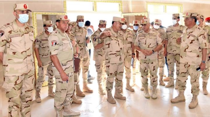 رئيس أركان حرب القوات المسلحة يتفقد عدد من مراكز التدريب 