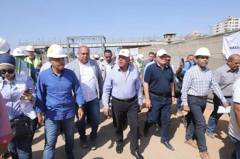 وزير النقل يتفقد محطة سكك حديد مصر بمنطقة بشتيل  بالجيزة 