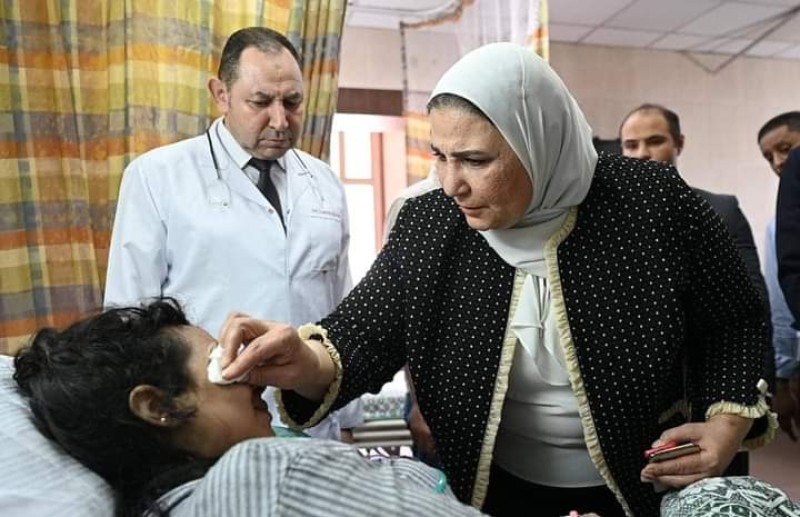 وزيرة التضامن الاجتماعي تعلن بدء صرف التعويضات لأسر ضحايا حادث كنيسة أبو سيفين