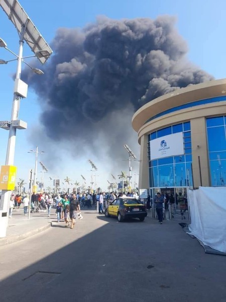 عاجل: بالصور .. حريق هائل في سيتي سنتر ”كارفور” الإسكندرية