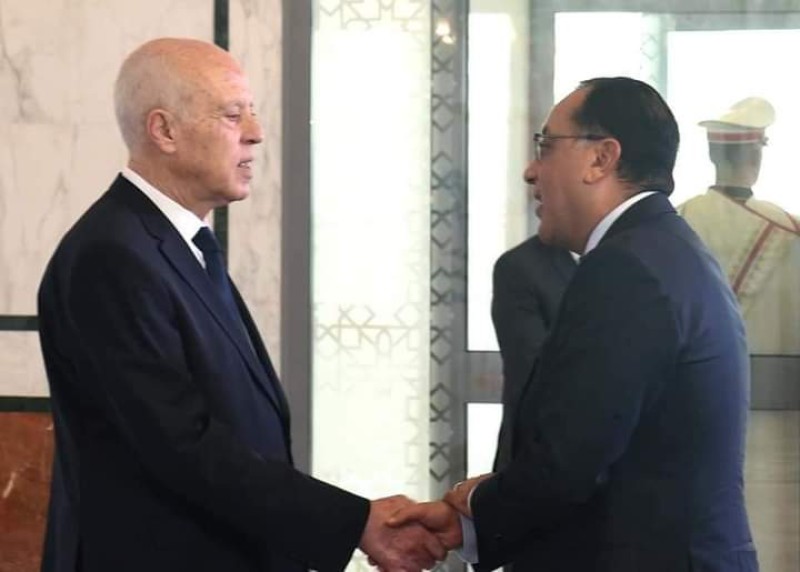 مدبولي والرئيس التونسي