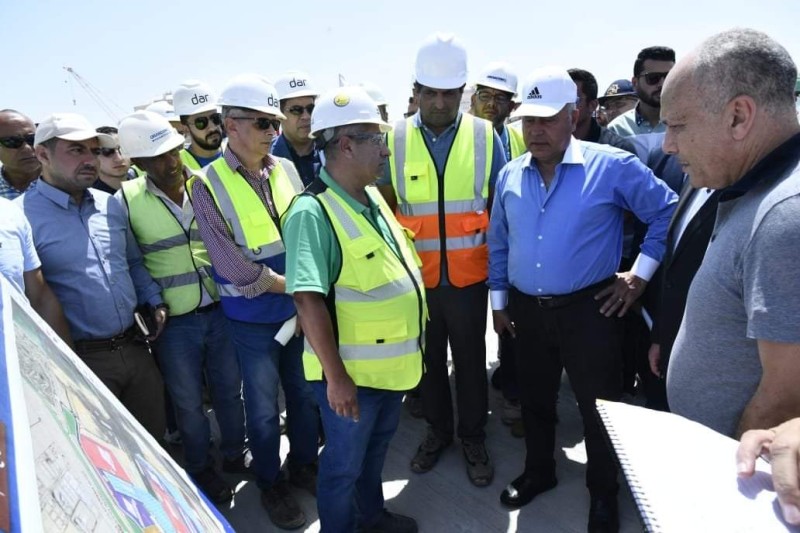 وزير النقل يتابع معدلات تنفيذ مشروع استكمال أعمال تطوير ميناء العين السخنة 