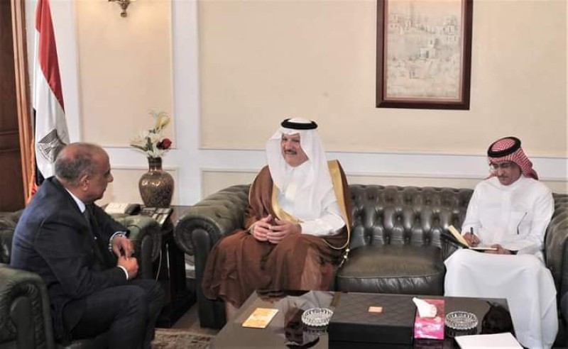 وزير قطاع الأعمال يستقبل السفير السعودي بالقاهرة لبحث تعزيز التعاون المشترك