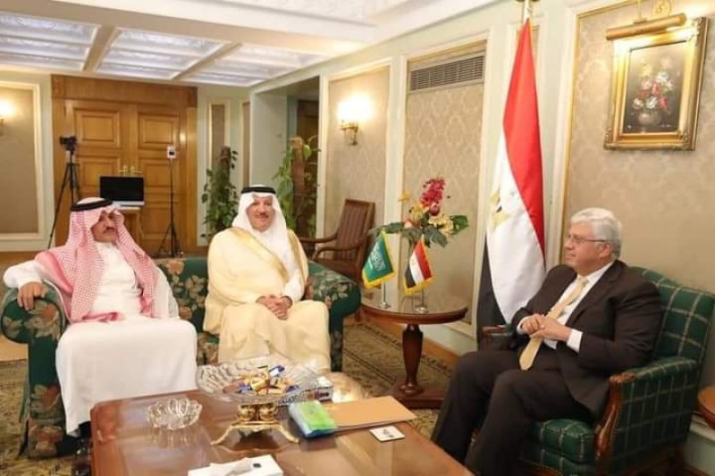 وزير التعليم العالي يستقبل السفير السعودي بالقاهرة 