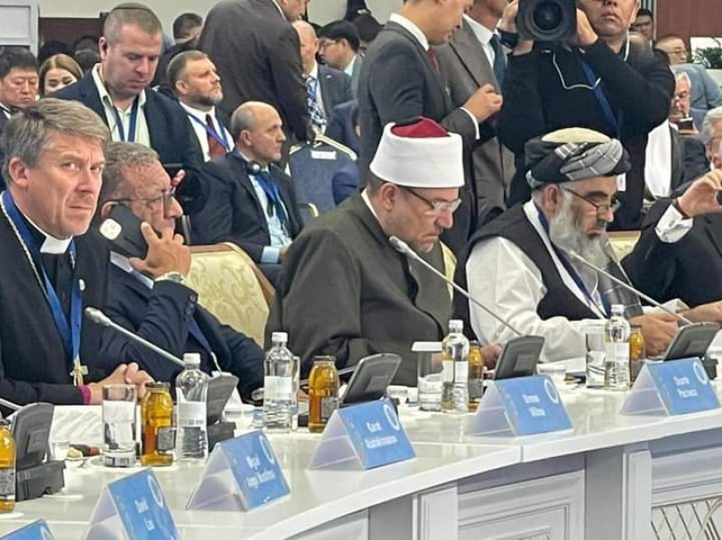 كلمة وزير الأوقاف في الجلسة الإفتتاحية لمؤتمر زعماء الأديان بكازاخستان اليوم