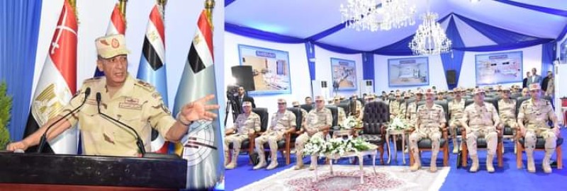 وزير الدفاع والإنتاج الحربى يفتتح أعمال تطوير المستشفى العسكرى العام للعائلات بغمرة 
