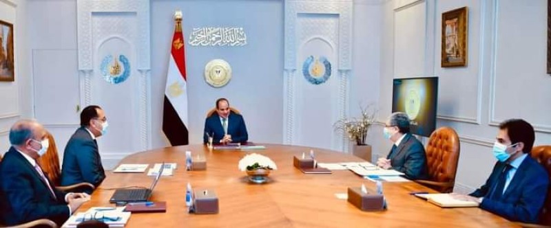 الرئيس السيسي يستعرض جهود تطوير منظومة صناعة الألمونيوم في مصر".