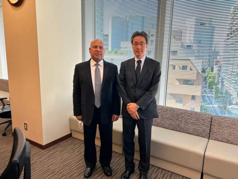 وزير النقل يلتقي نائب رئيس وكالة التعاون الدولي اليابانية 