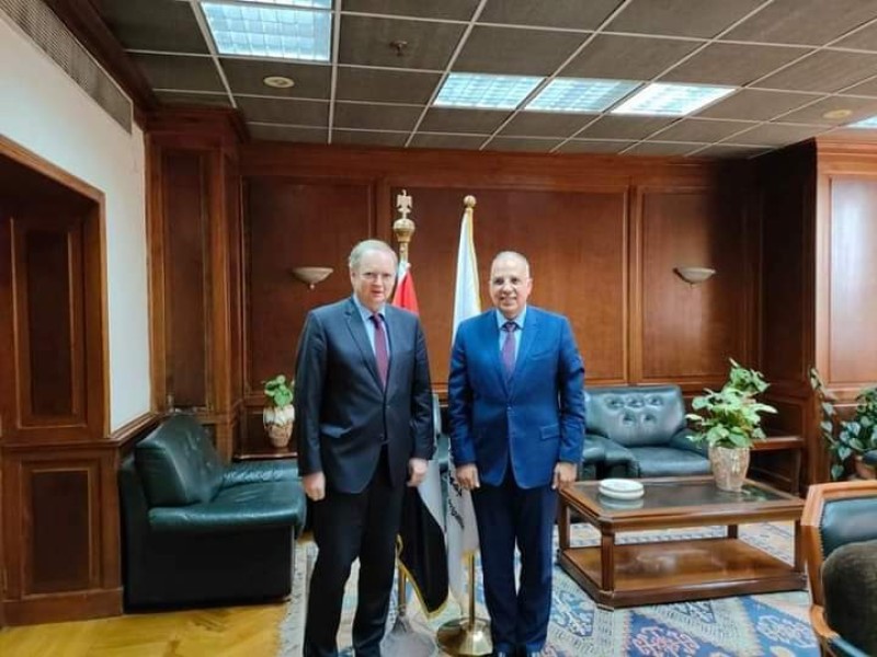 وزير الري يلتقى سفير الاتحاد الأوروبي في مصر  