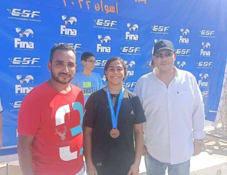 إنجاز جديد لفريق السباحة بنادي فزارة الرياضي إدارة شباب جهينة بسوهاج