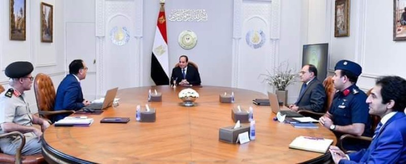 الرئيس السيسي يتابع تطورات الموقف التنفيذي للمشروع القومي للإنتاج الزراعي "مستقبل مصر"