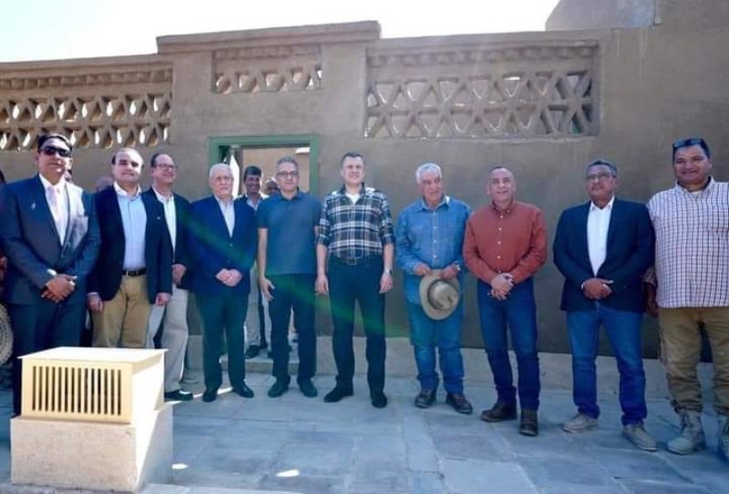وزير السياحة والآثار ومحافظ الأقصر يفتتحان استراحة مُكتشف مقبرة الملك توت عنخ آمون