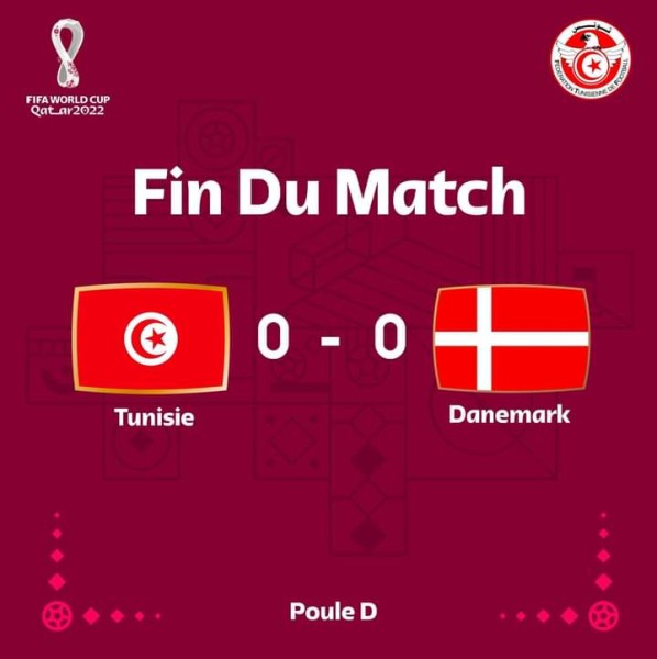 المنتخب التونسي ينجح في خطف نقطة هامة أمام الدنمارك