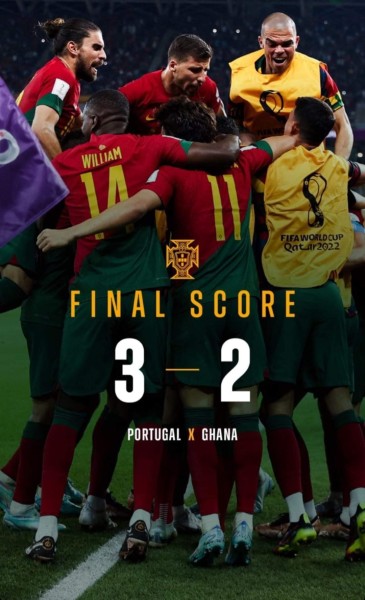 البرتغال تقتنص فوزاً مثيراً على منتخب غانا 