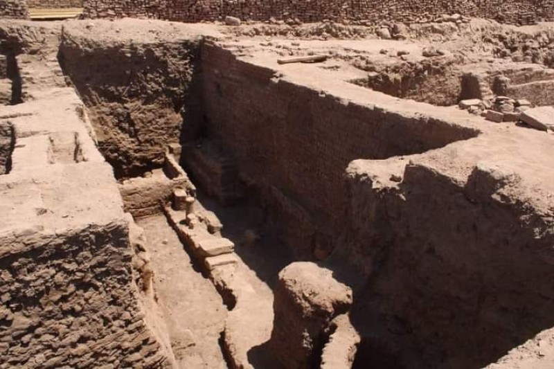 البدء في الكشف عن أجزاء معبد خنوم باسنا
