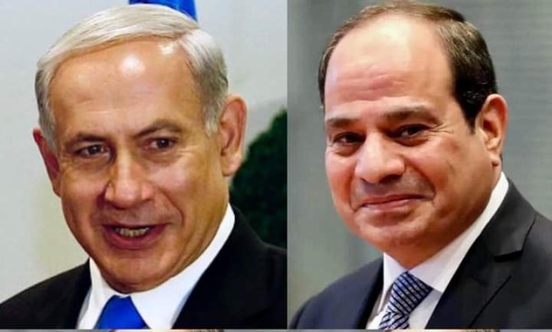 الرئيس السيسي و رئيس وزراء إسرائيل 