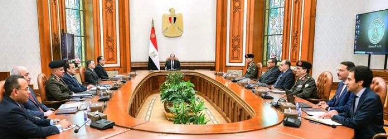 الرئيس  السيسي يتابع الإستراتيجية القومية لتعمير سيناء 