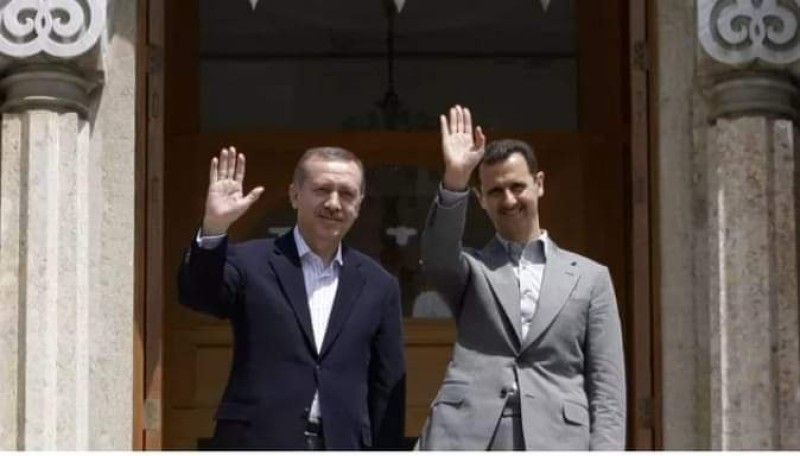 الرئيس السوري و الرئيس التركي 