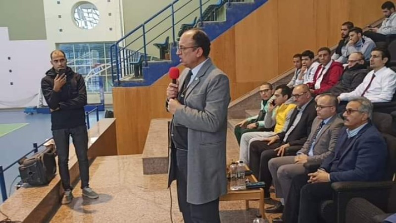 رئيس جامعة حلوان يشهد انطلاق فعاليات بطولة التايكوندو للجامعات والمعاهد المصرية
