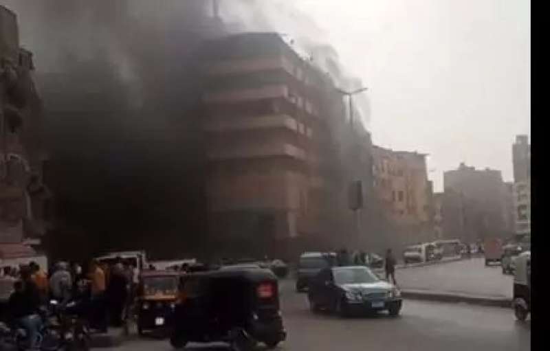 اندلاع حريق داخل مستشفى النور المحمدي الخيري بالمطرية