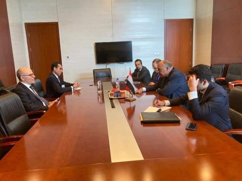 وزير الخارجية يلتقي مع نظيره التونسي بأديس أبابا