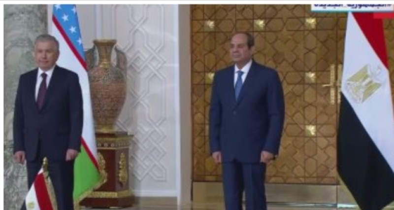 الرئيس السيسى و رئيس أوزبكستان