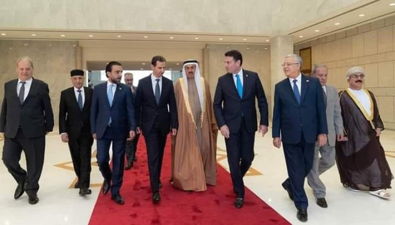 رئيس النواب الأردني يعرب عن سعادته بالقدوم إلى سوريا