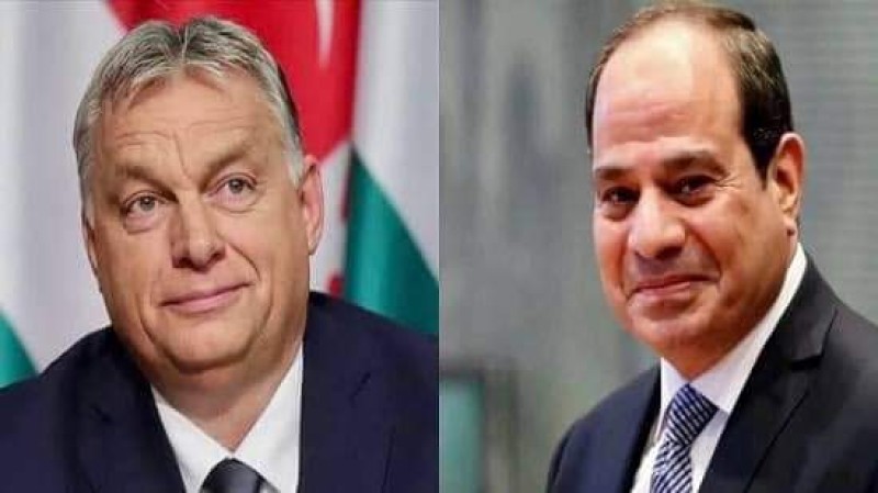 الرئيس السيسي يستقبل رئيس وزراء المجر بقصر الاتحادية