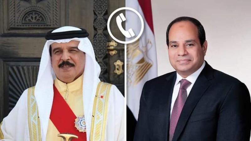 الرئيس السيسي و ملك البحرين 