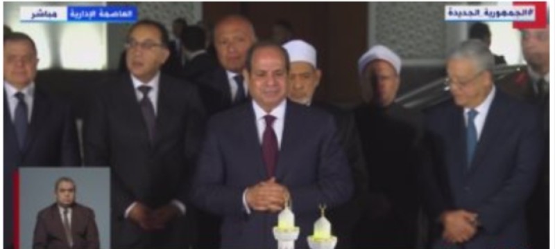 الرئيس السيسى يستمع لشرح تفصيلى حول مركز مصر الثقافى بالعاصمة الإدارية