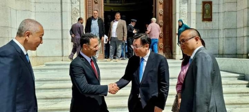 وزير الثقافة والسياحة الصيني يزور المتحف المصري بالتحرير